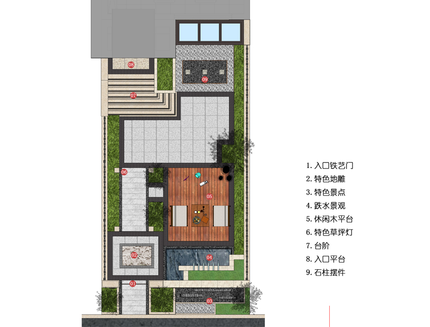 鹽城別墅庭院設(shè)計